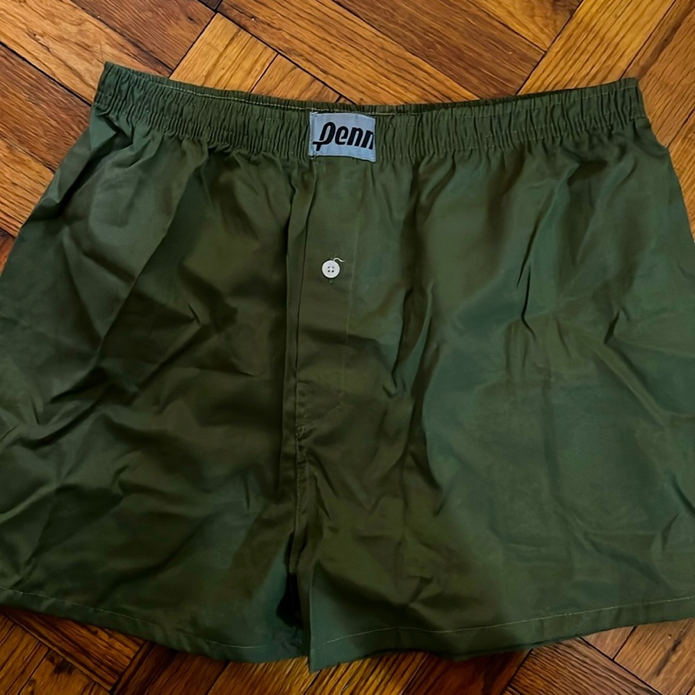 2 for $15 penn green boxers size: L